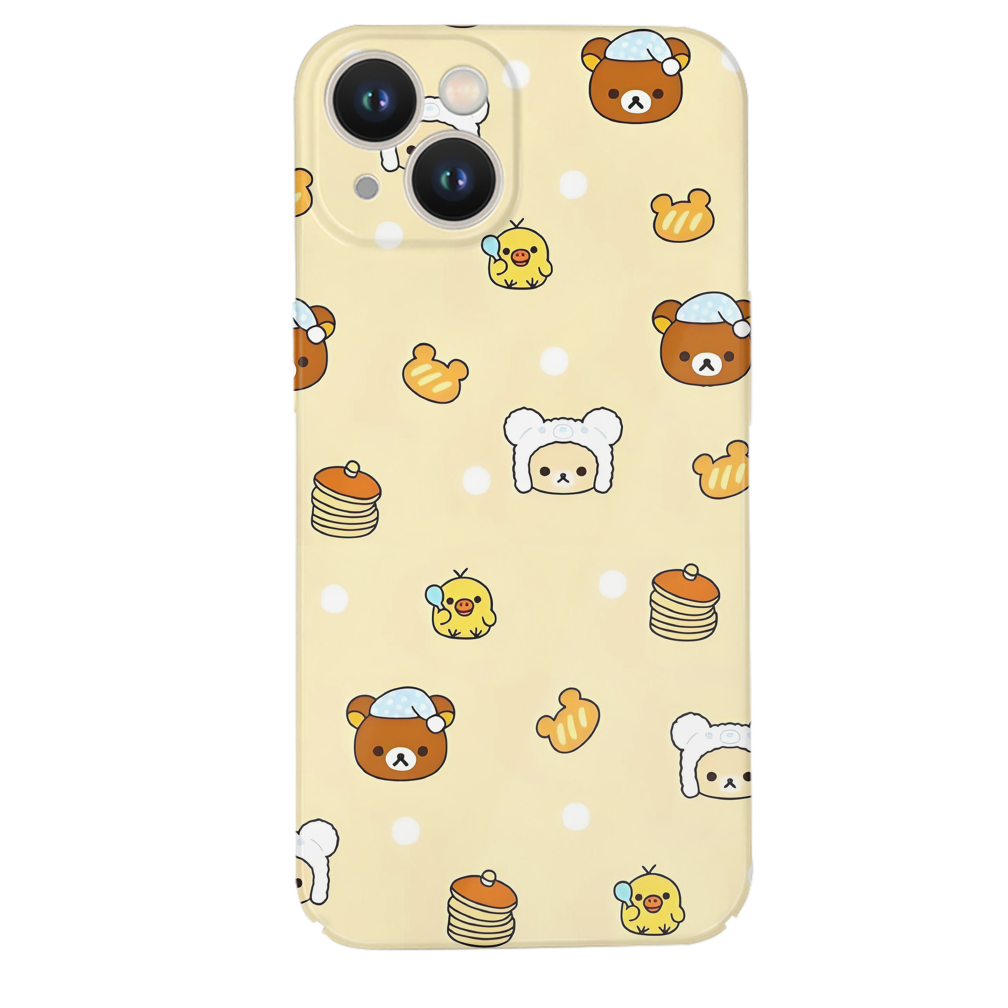 （画像用） リラックマ リラックマ キイロイトリ Rilakkuma Korilakkuma Kiiroitori 【iPhone 14シリーズ対応】ハードケース